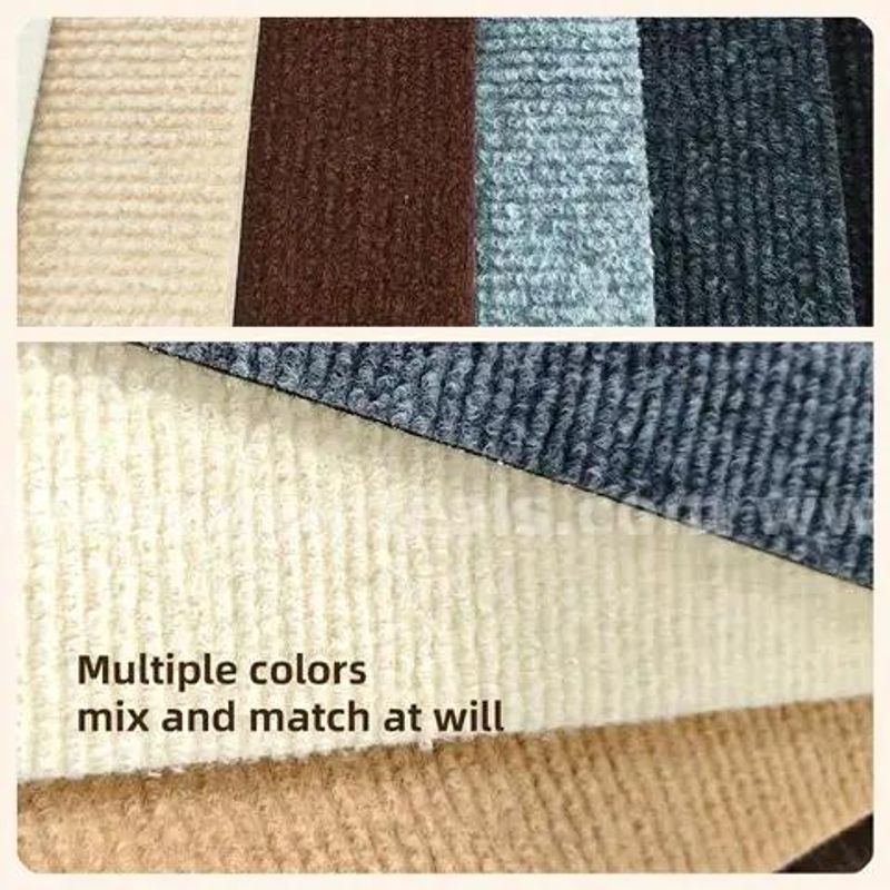 SHIPPING AVAILABLE 60PCS Heather Blue-Grey Carpet Squares 24x24inch Carpet Tiles Peel and Stick(B0004–A1)