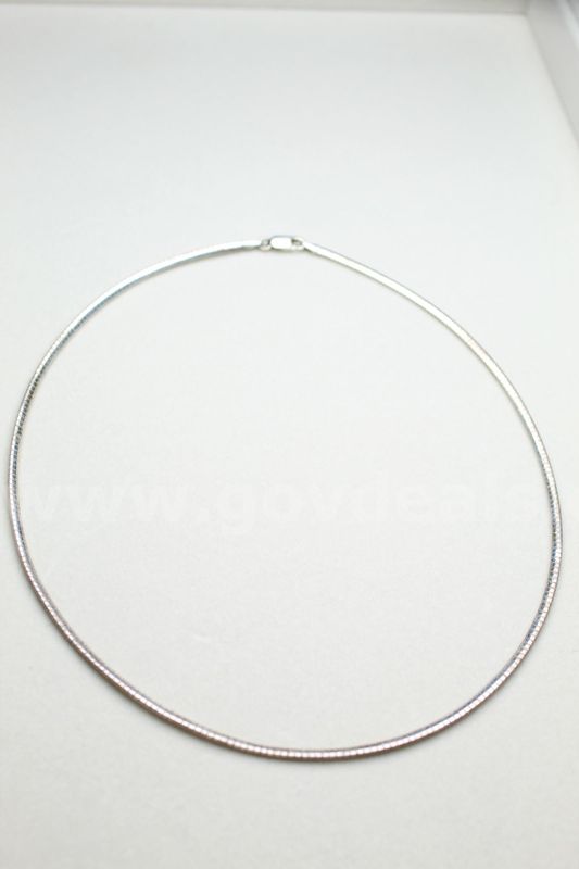 Italian Sterling Silver Snake Chain Necklace