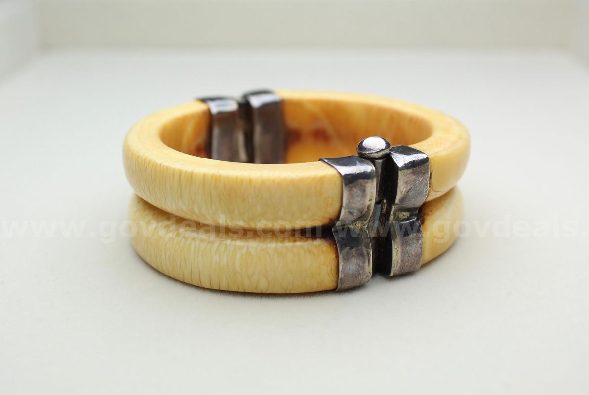 Rare Vintage Bone Bangle