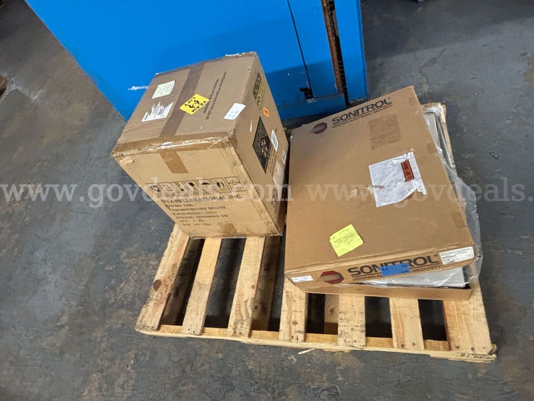 Paragon Lock & Safe Depository Safe, Sontrol Access Control & Security Equipment Lot (PICK-UP ONLY)