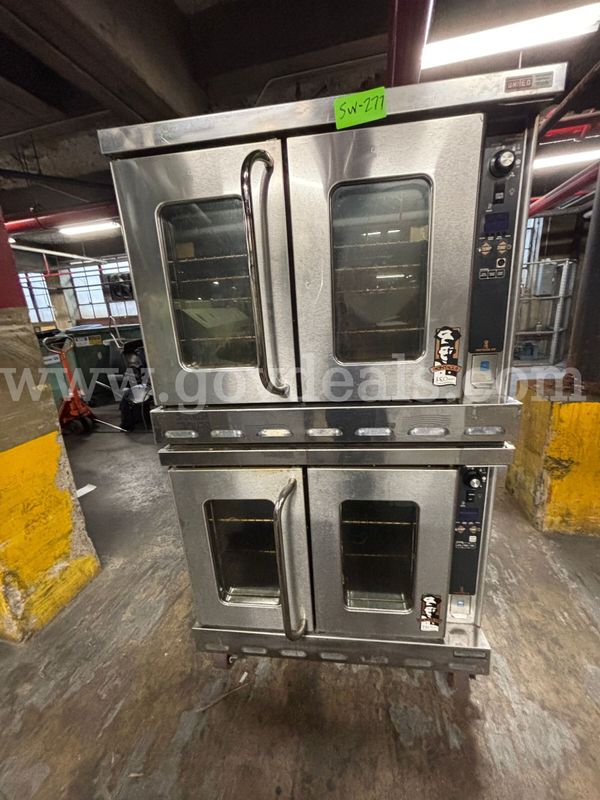 Montague Double Stack Commercial Convection Oven, Stainless Steel, Includes Interior Racks ( Pickup Only – No 3rd Party)