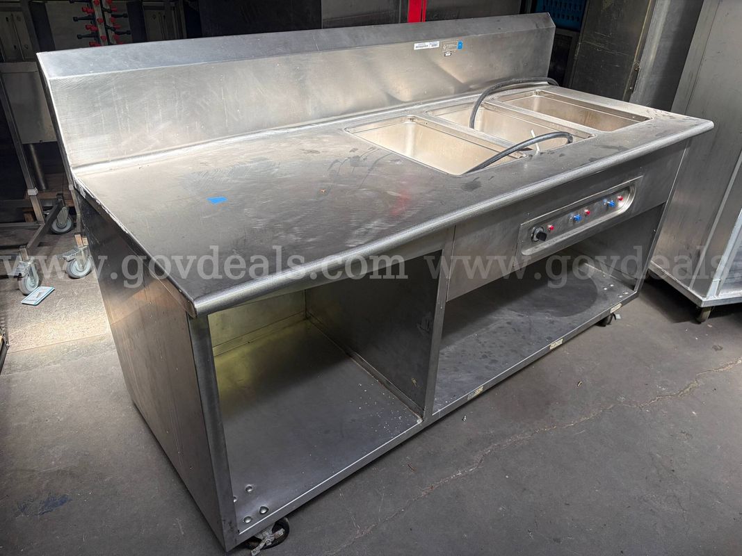 Commercial Kitchen Steam Table / Counter