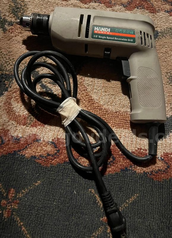 Handi Works 3/8" Single Speed Reversible Drill
