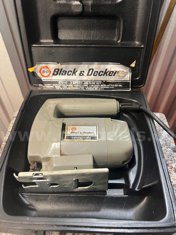 Black & Decker 2 Speed Jig Saw with Black Case