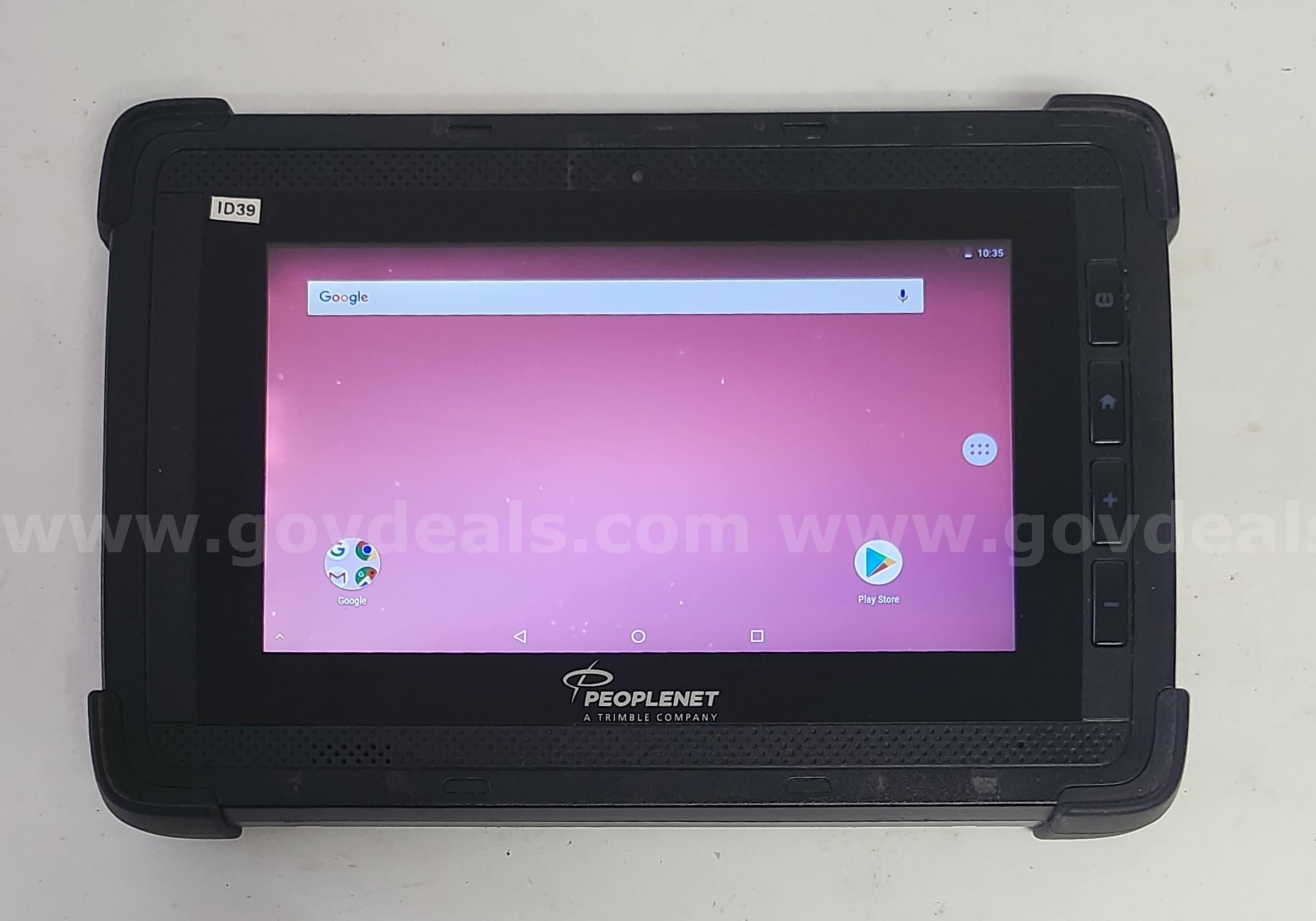 Lot of (12) PeopleNet MS5 Tablets – Android 7.1.1 – Reset & Activated