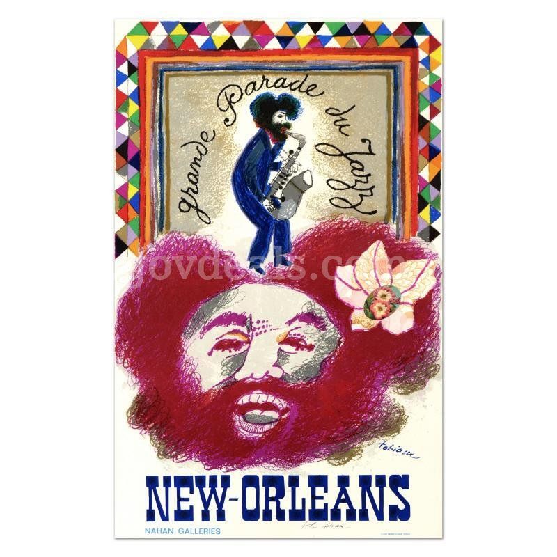 Theo Tobiasse, "Grande Parade Du Jazz" Collectible Fine Art