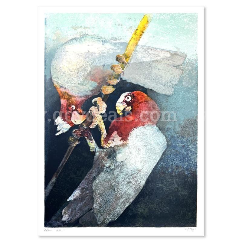 Edwin Salomon, "Parrots" Limited Edition Fine Art