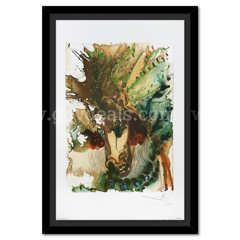 Salvador Dali, "Bucephale" Limited Edition Fine Art