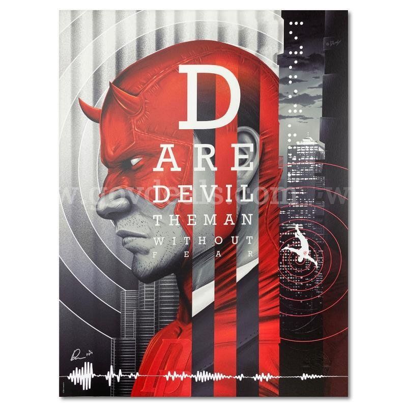 Doaly, "Daredevil: The Man Without Fear - Yellow Variant" Limited Edition Fine Art