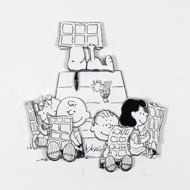 Peanuts, "Down Time" Limited Edition Fine Art