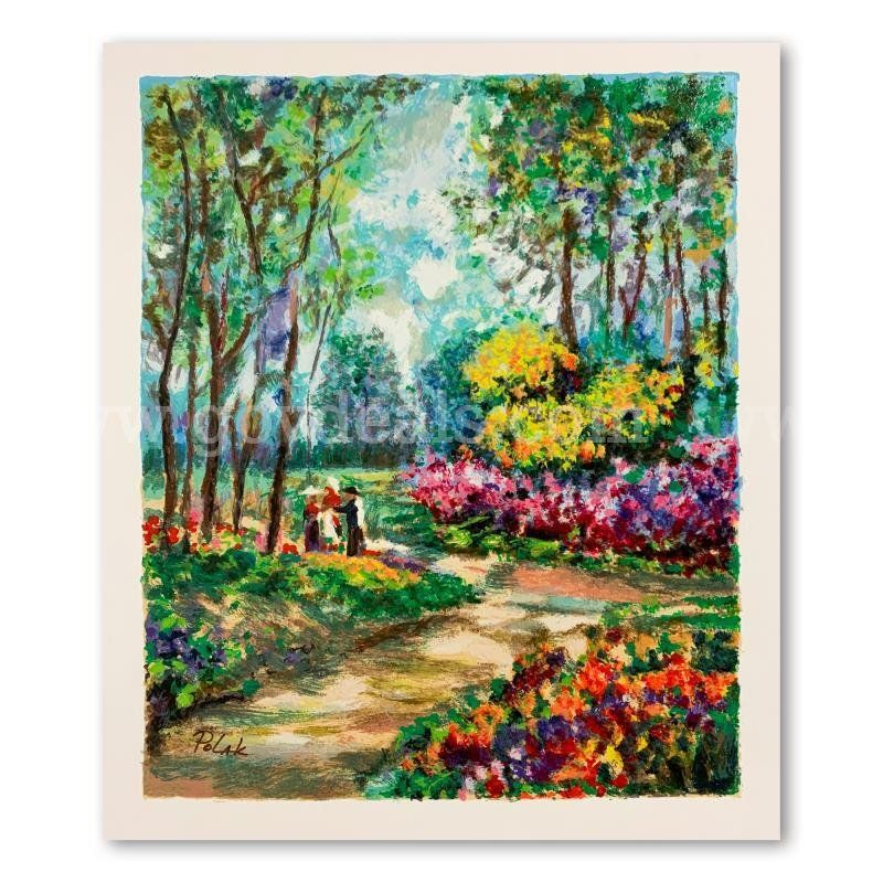 Dimitri Polak (1922-2008), "Afternoon Path" Limited Edition Fine Art