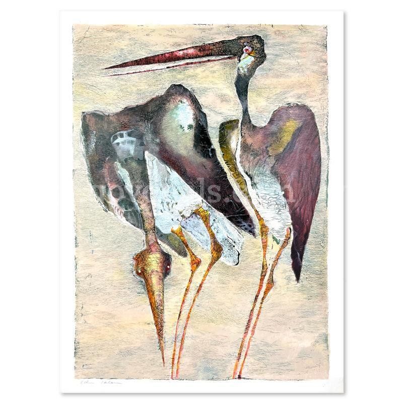 Edwin Salomon (1935-2014), "Birds" Limited Edition Fine Art