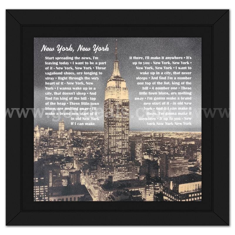 Steve Kaufman (1960-2010), "NY NY" Limited Edition Fine Art