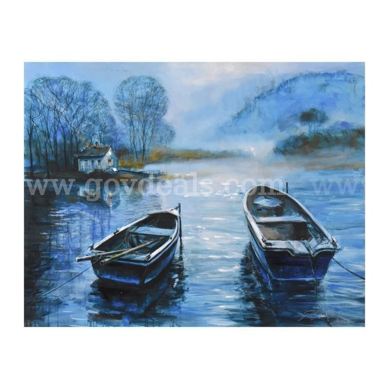 Vadik Suljakov, "Mist on the Lake" Limited Edition Fine Art