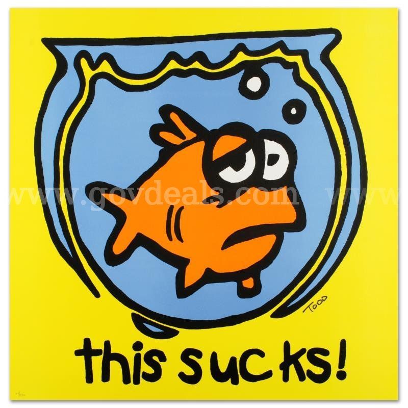 Todd Goldman, "This Sucks!" Limited Edition Fine Art