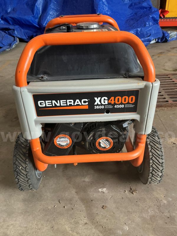 2015 Generac XG4000 Portable Generator – 434.8 Hours (#1)