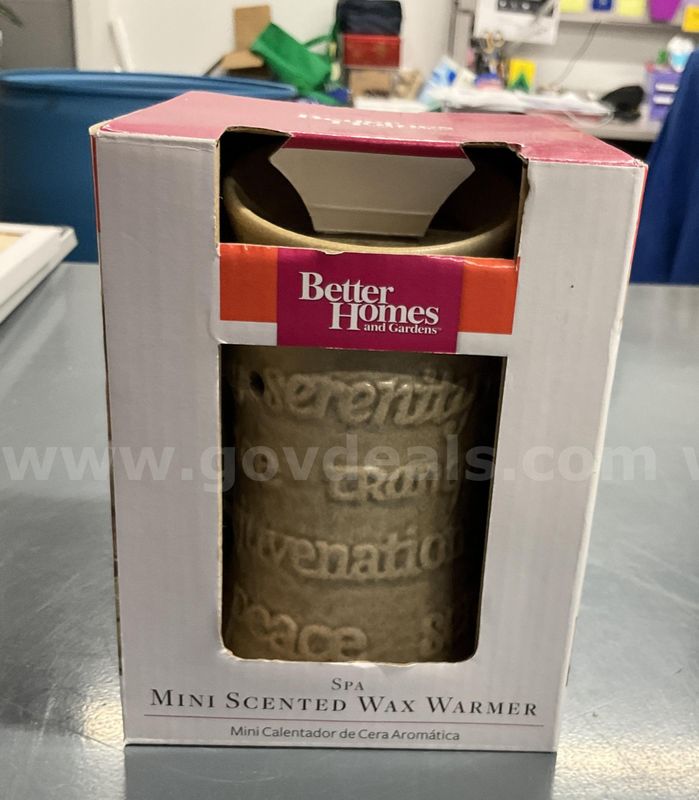 Better Homes & Gardens Spa Mini Scented Wax Warmer Stone Look Electric 20W NIB