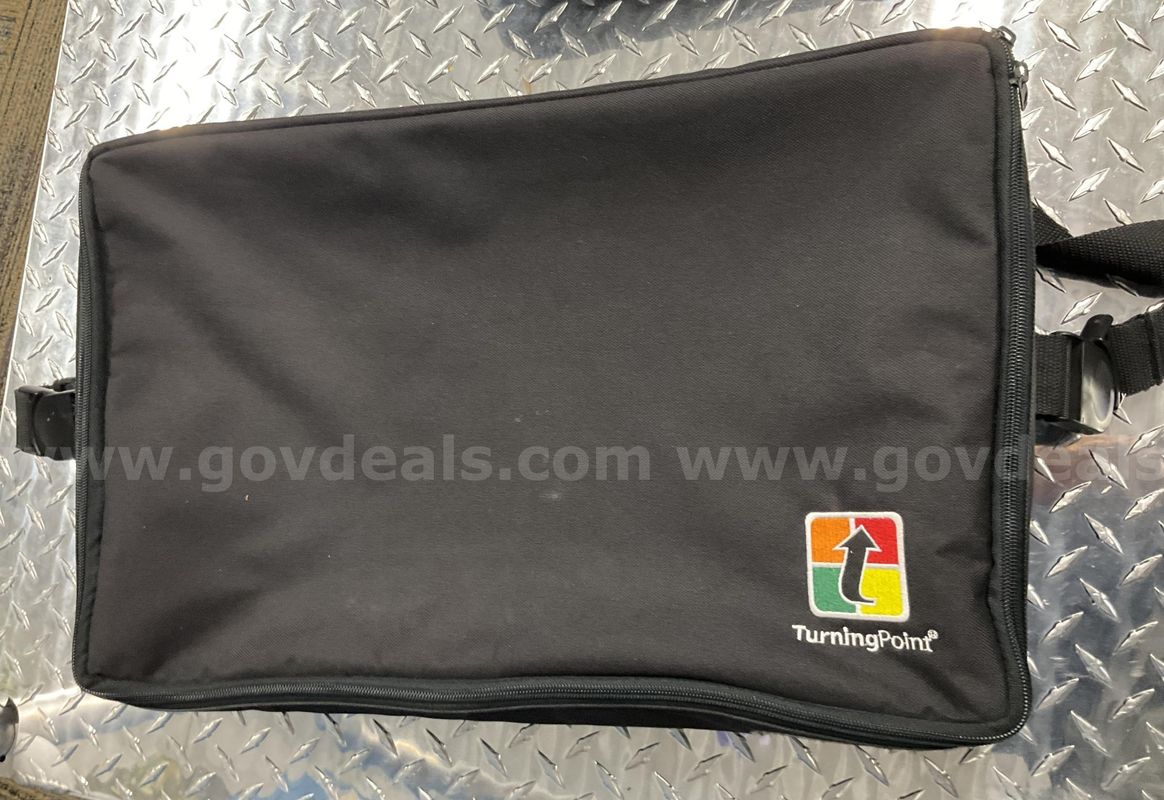 TurningPoint Technologies Carrying Case Black Padded Shoulder Bag Organizer
