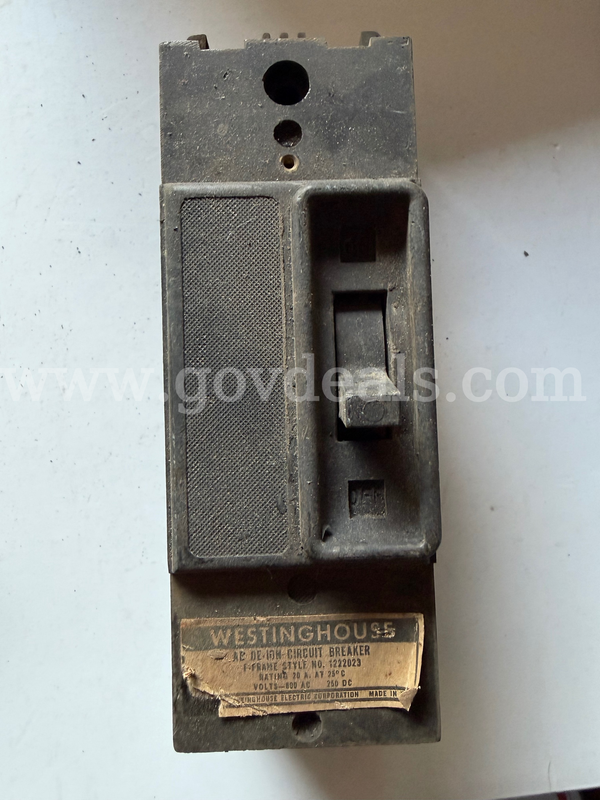 Westinghouse Ac De-Ion 2p Circuit Breaker 20a Frame F Style No.1222023 *Will Ship*
