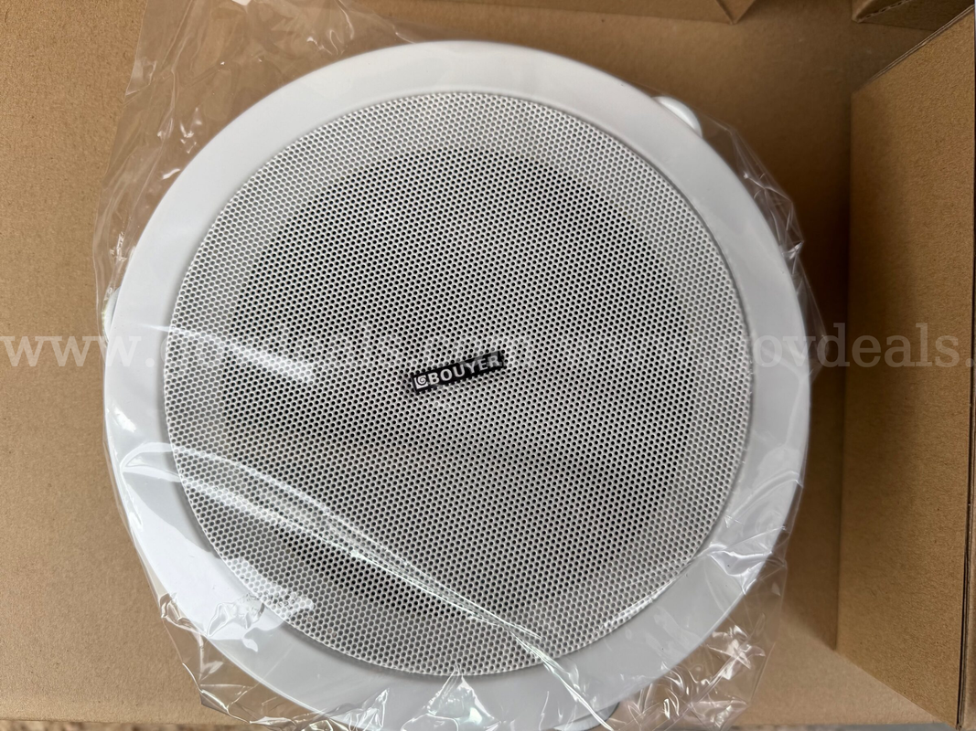 LOT OF 4 Bouyer Design CEILING LOUDSPEAKER 6W ENCLOSURE RB-5501 BRAND NEW *WILL SHIP*