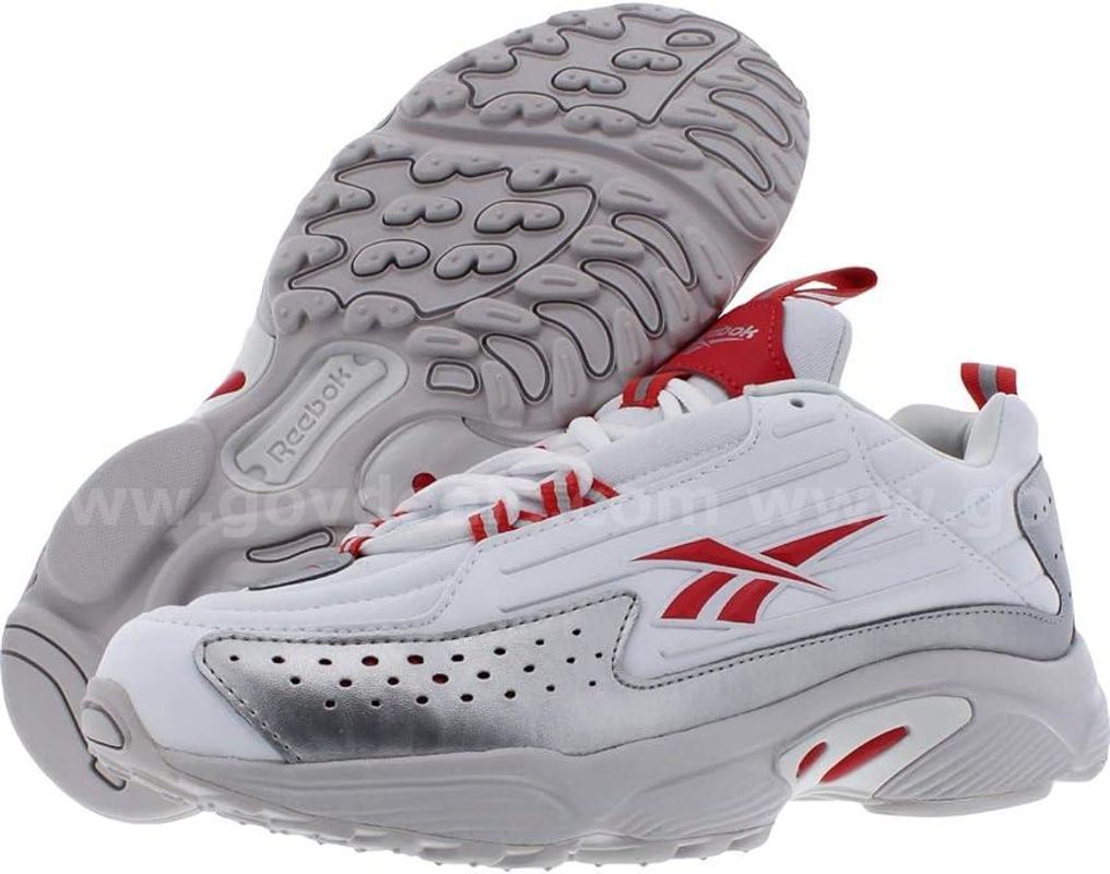 Reebok DMX Series 2200 Men's Shoes White-Porcelain-Steel SIZE 8 NEW *WILL SHIP*