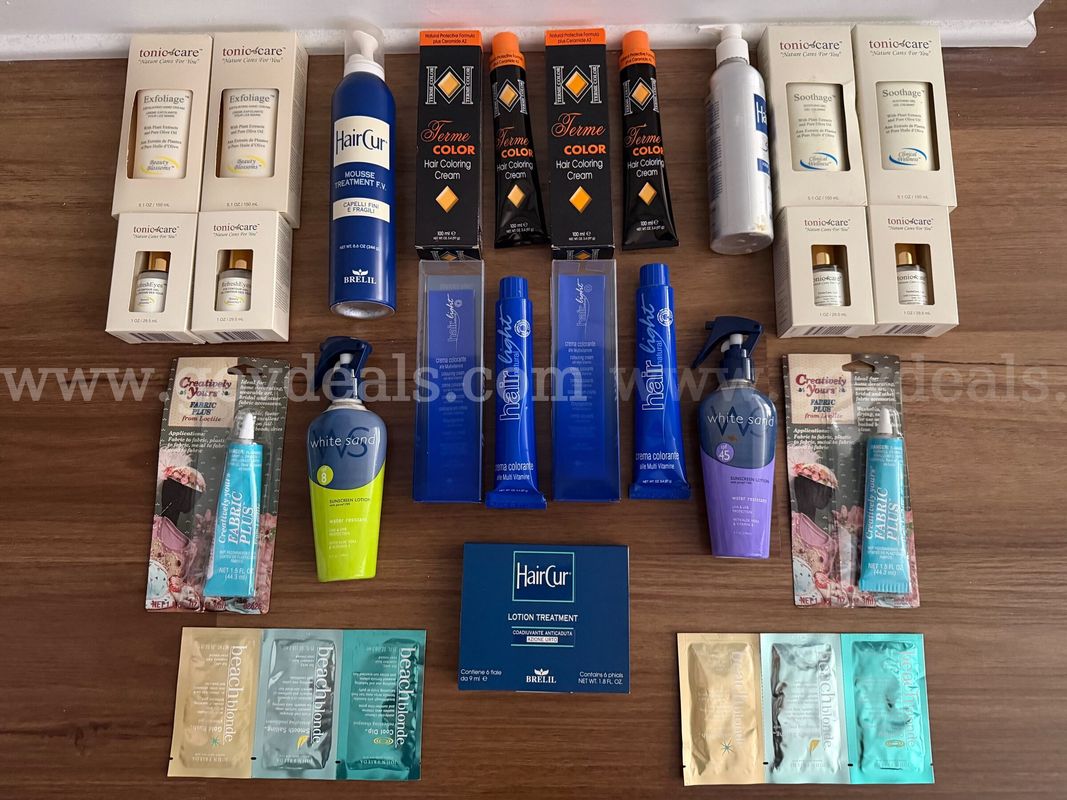 Assorted High-end Skin Care And Hair Color Made In Italy – 23 Pieces – NIB! *WILL SHIP* BOX C2