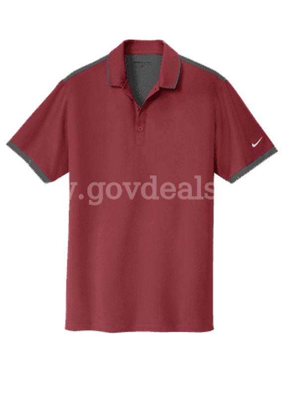 RARE / Nike Golf Stretch Woven Polo Men's Size XXL/2XL Style #838958-877 BURGUNDY/RED *WILL SHIP*