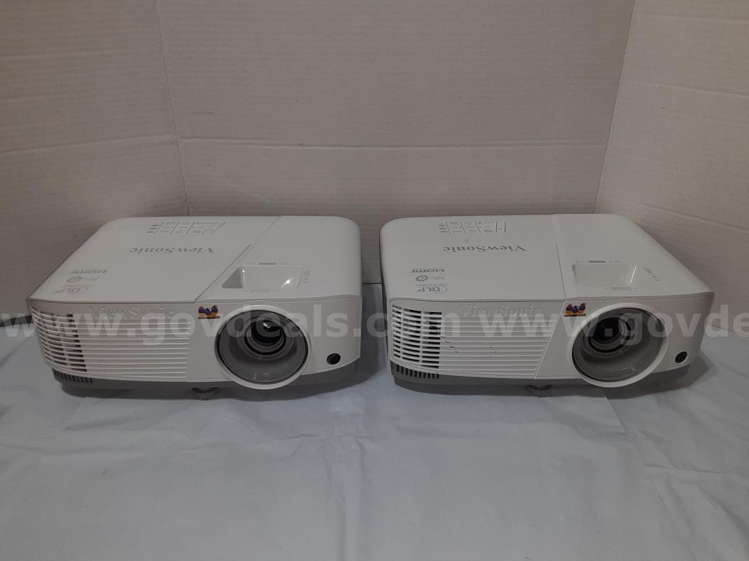 Lot of 2 - ViewSonic PA503X-3 4000 ANSI Lumens WXGA Business Projector