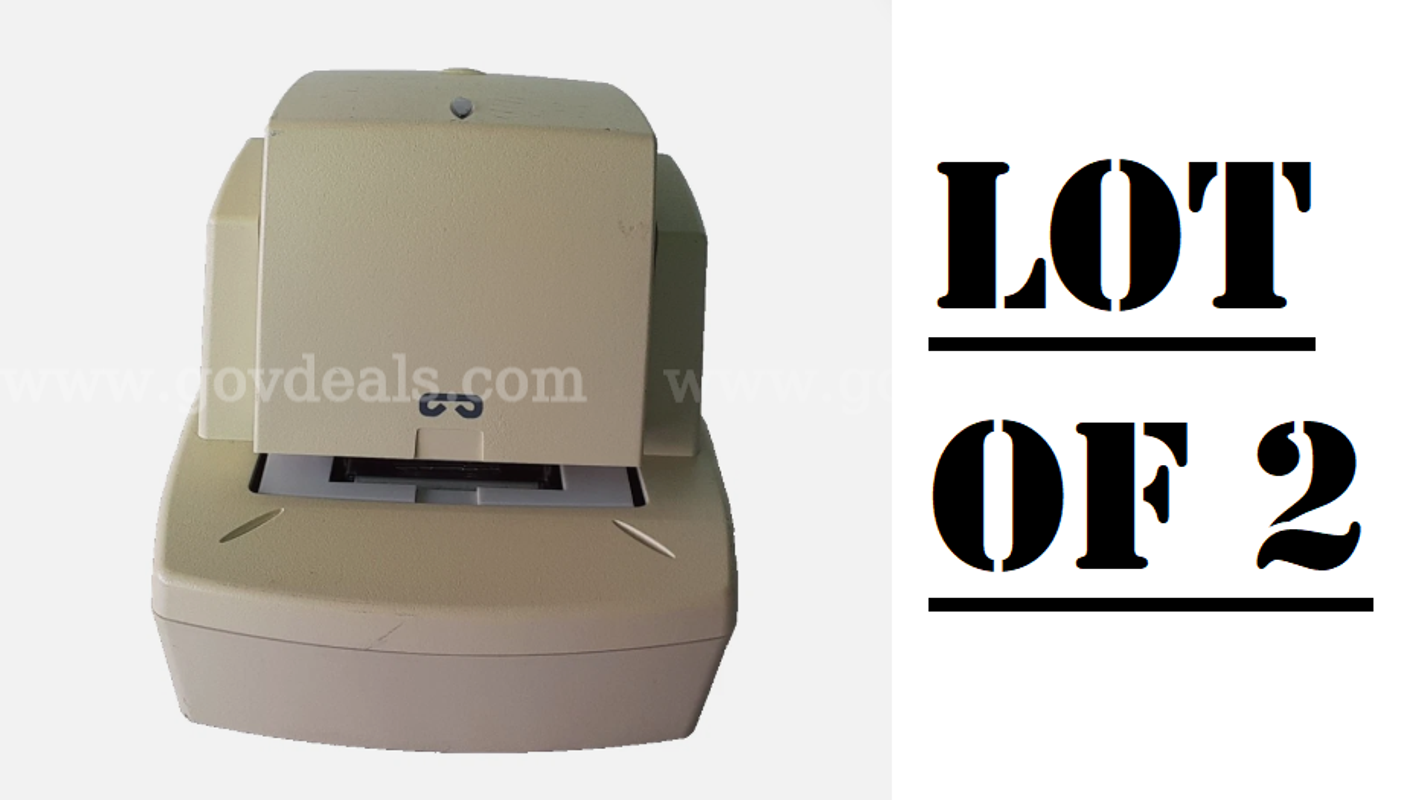 Lot of 2 - Xerox Max EH-C591XA Compact 50-Sheet Desktop Electric Stapler