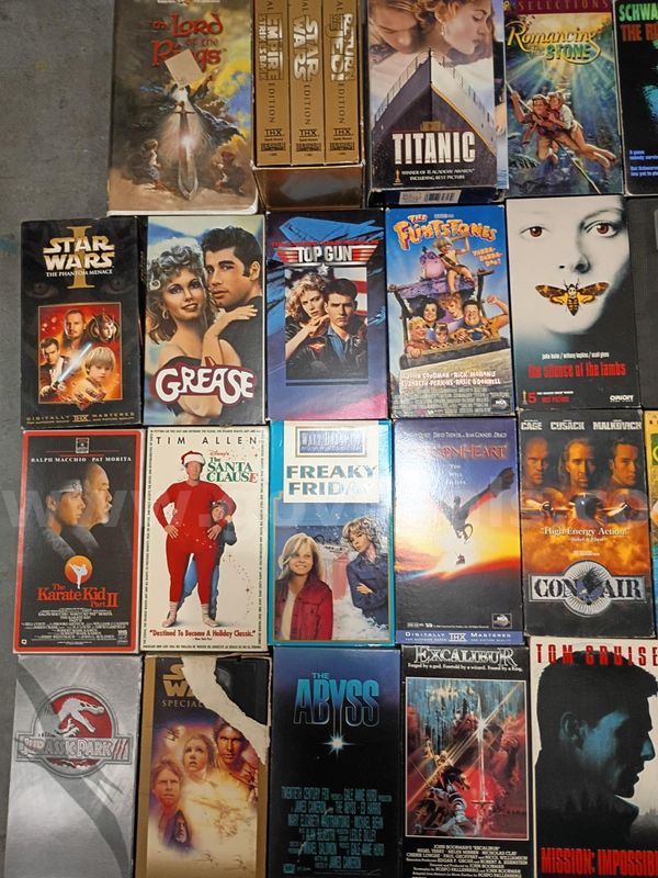 Lot of VHS Tapes