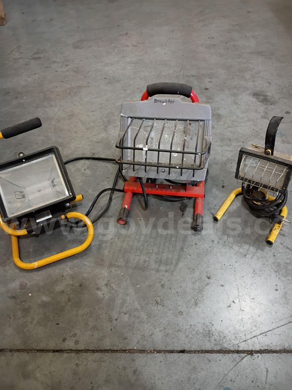 Lot of (3) Flood Lights