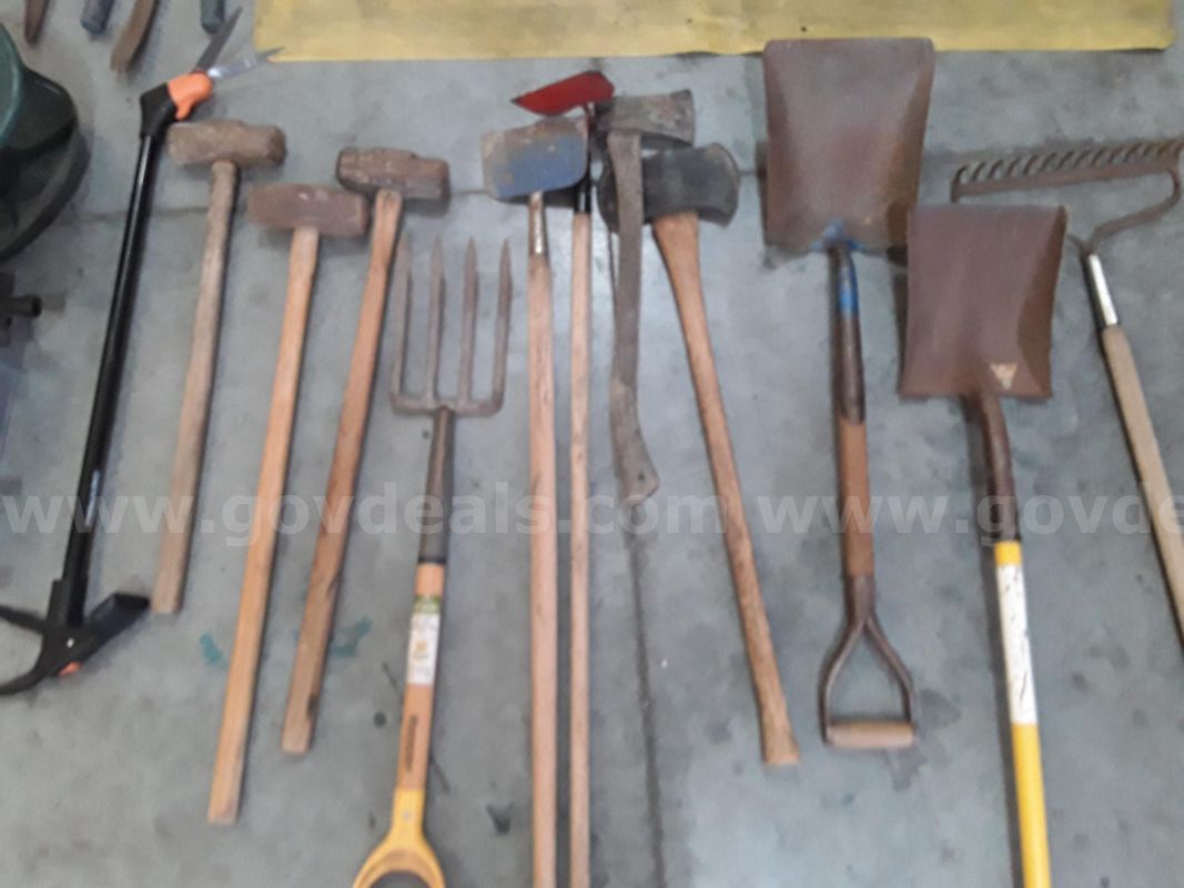 Lot of Yard Tools and Mat
