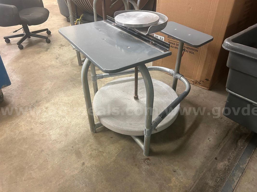 1, kick pottery wheel