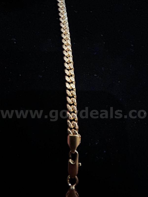 2.3oz Satin 24k Gold 24” Curb Necklace. FREE SHIPPING W/ BUY IT NOW!!
