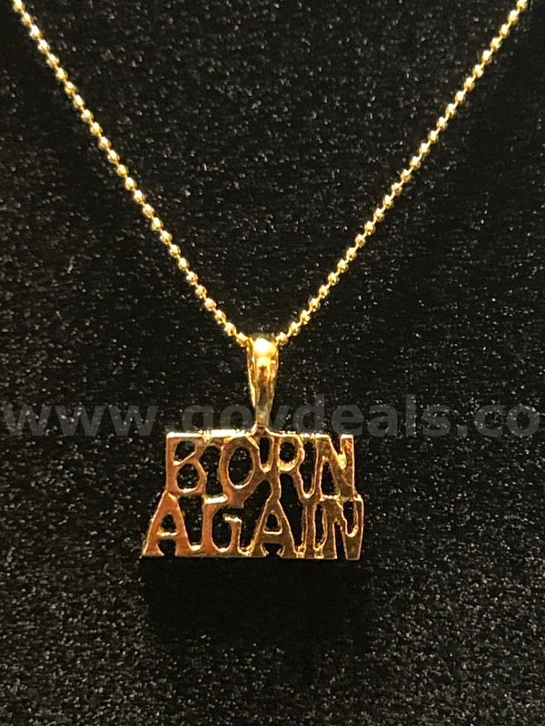 24” Necklace & Pendant SET! 24K Real Gold Plated