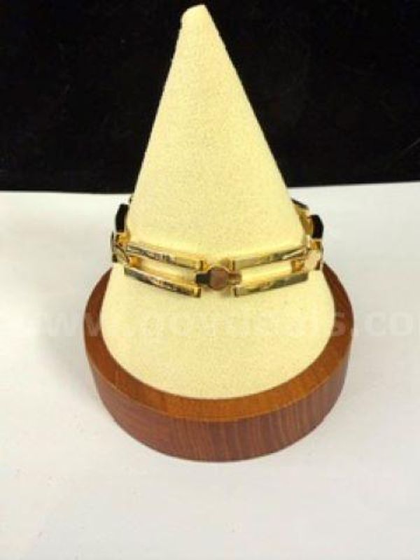 Beautiful, 7 Inch ID Link Bracelet, Real 24k Gold Filled
