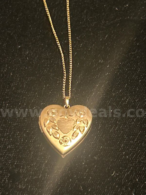 Circa 90’s. Heart Locket. 14K Rolled Rold