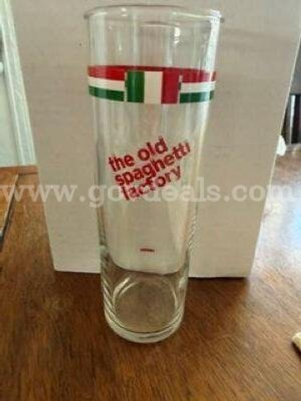 One Vintage Spaghetti Factory, Tall Glass