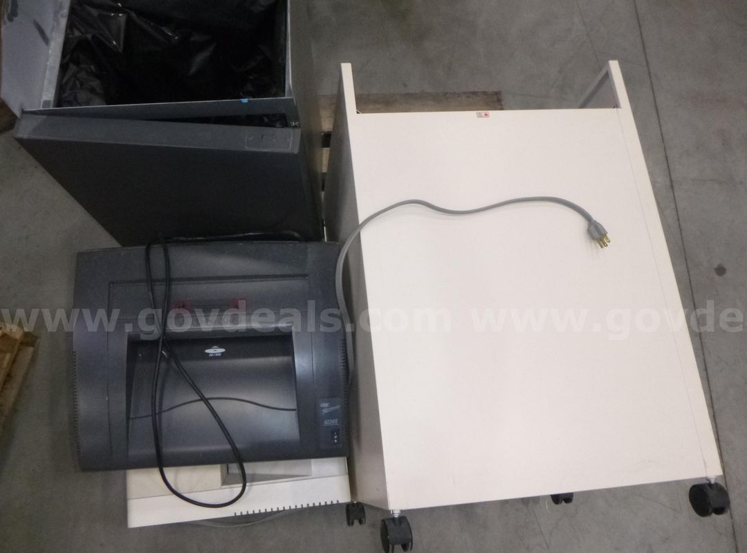 2 large GBC Shredmaster paper shredders