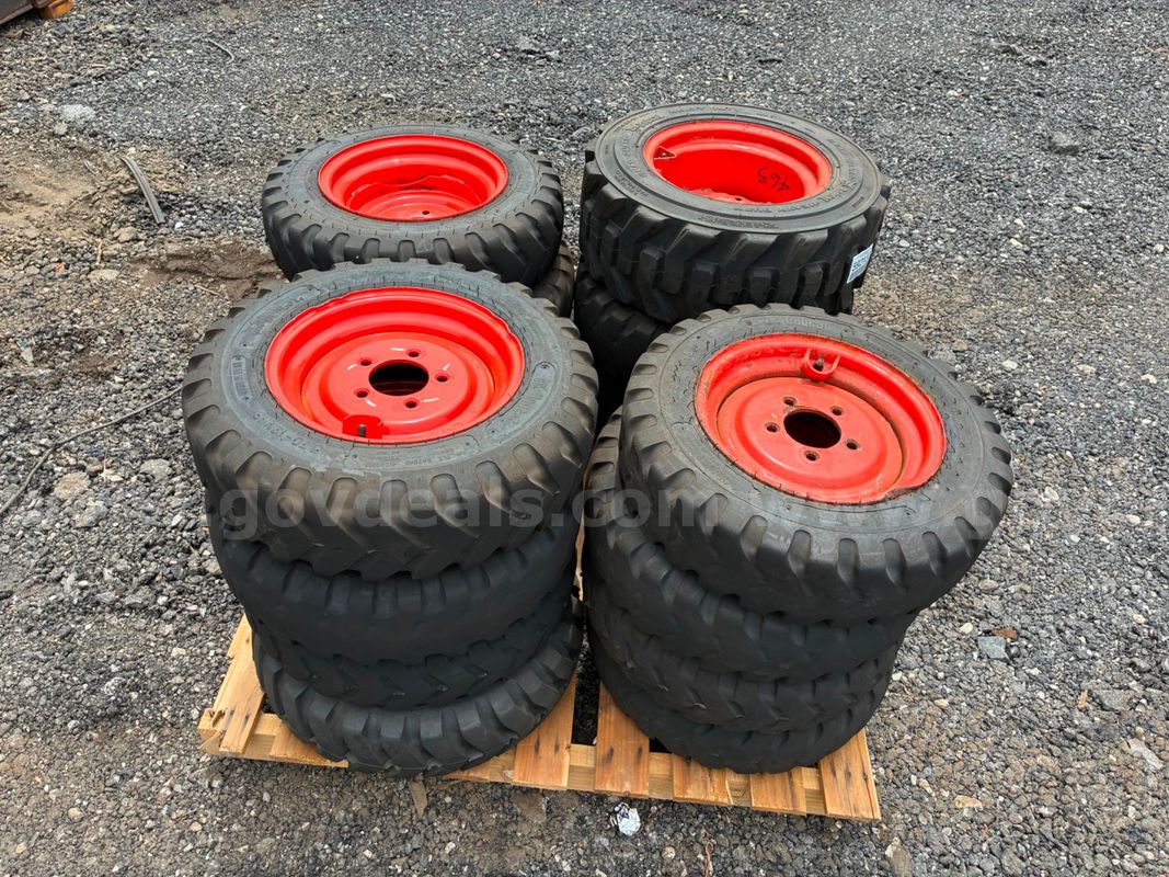 Lot of 12 Bobcat Wheels and Tire