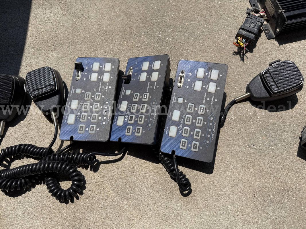 3x lot Soundoff signal blueprint & nERGYcontrol siren panel shipping available