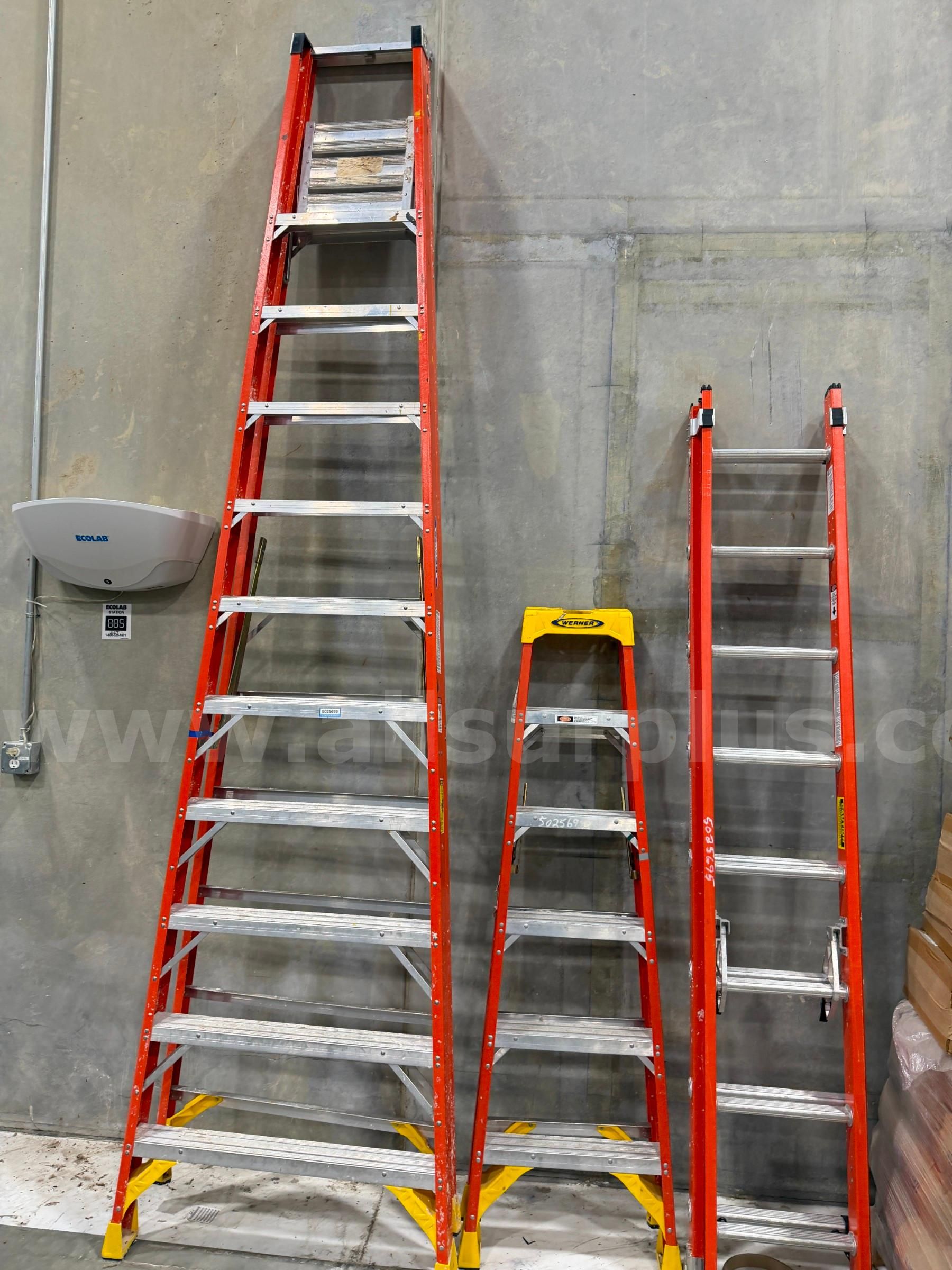 Werner (3) Fiberglass Ladders