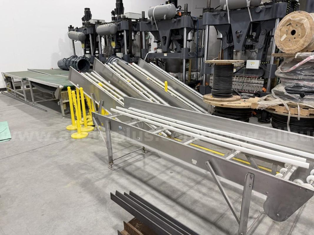 Conveyors and Conveyor Frames, Qty 11 Pcs