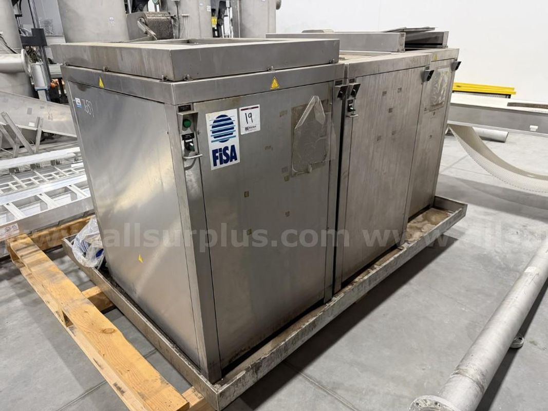 Ultrasonic Industrial Cleaning System, 3VST 350/P, Plastic Injection Mold Cleaning, and Control Panel, Qty 2 Pcs