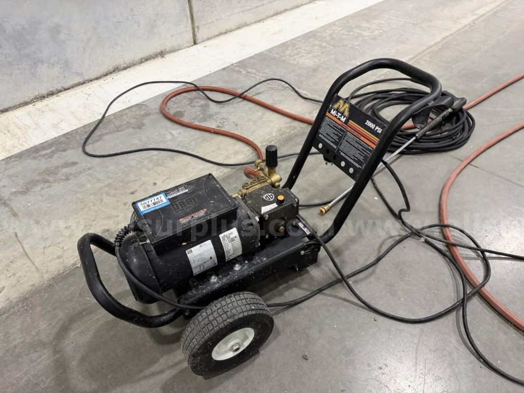 Pressure Washer, Electric, 2000psi, 4HP, 230V, 3WE20 Model, Mi-T-M, Qty 1