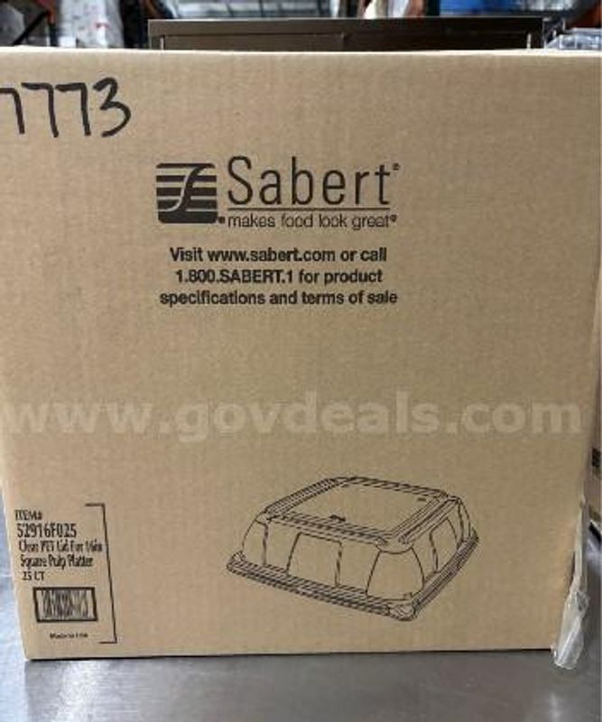 LOT of 56 Cases of 16 x 16 Square Lid
