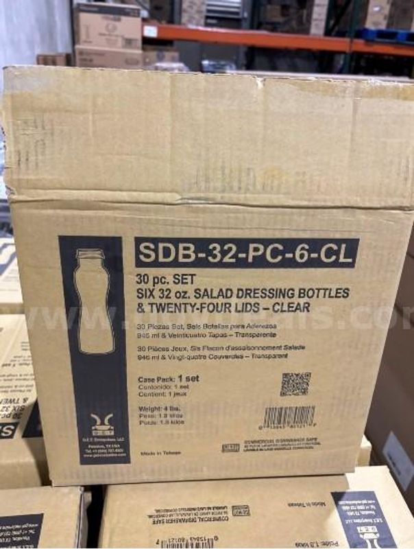 LOT of 28 Cases of Salad Dressing Bottles