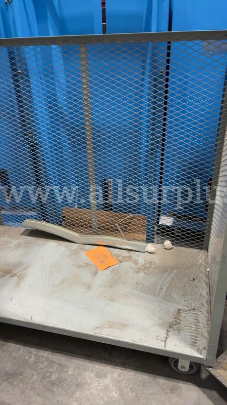 1 Ea. Heavy duty mesh-sided warehouse cart