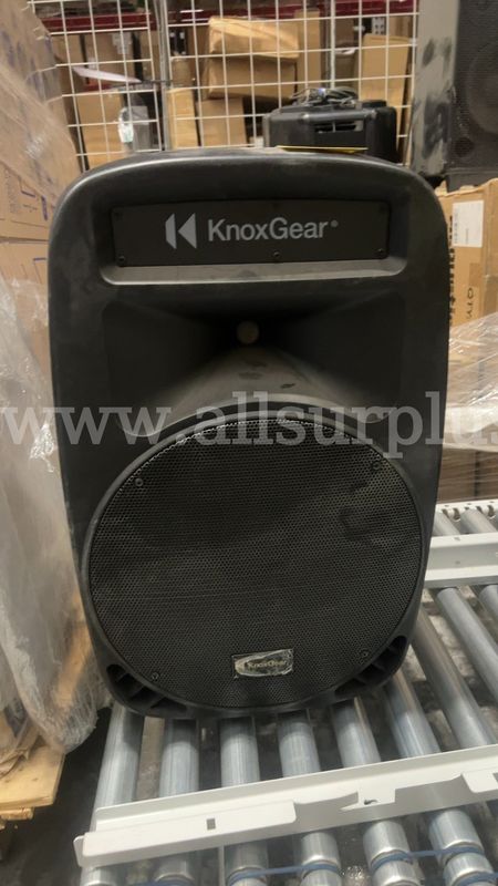 2 Ea. Knox Gear 15" Powered PA Speaker KN-PAS02