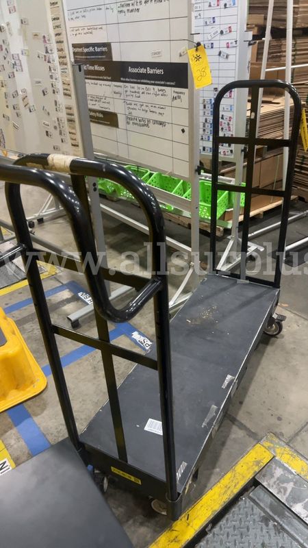 1 Ea. Heavy duty platform utility cart, 2-handle